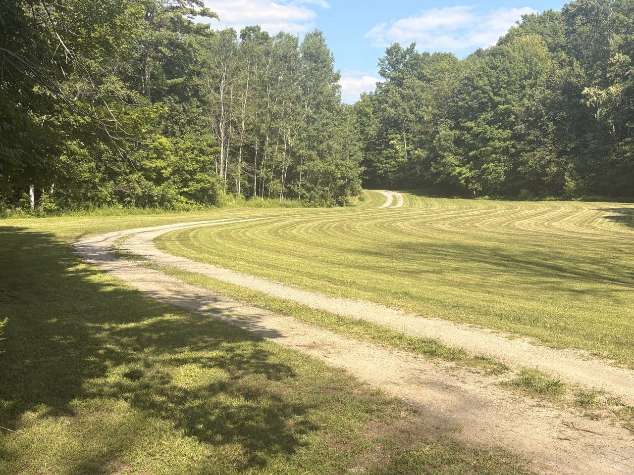 A mown path through the grounds